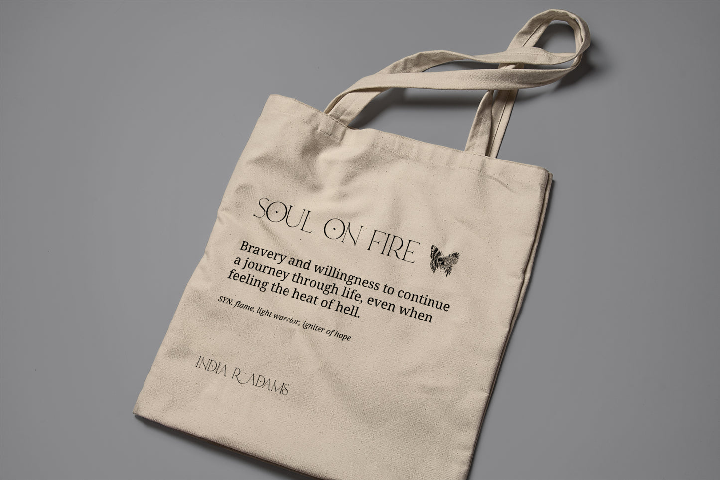 SOUL ON FIRE TOTE BAG - MMM25